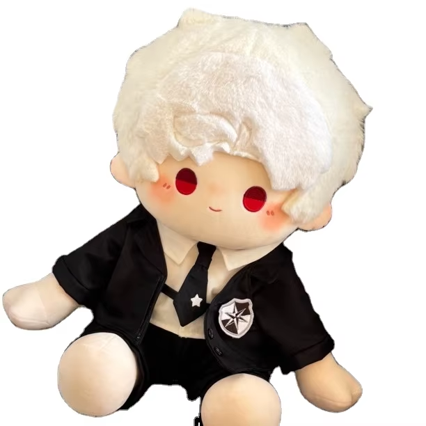 Customizable 40cm Rabbit Fur Plush Doll Super Soft Love and Deep Space Themed Plush Toy OEM/ODM